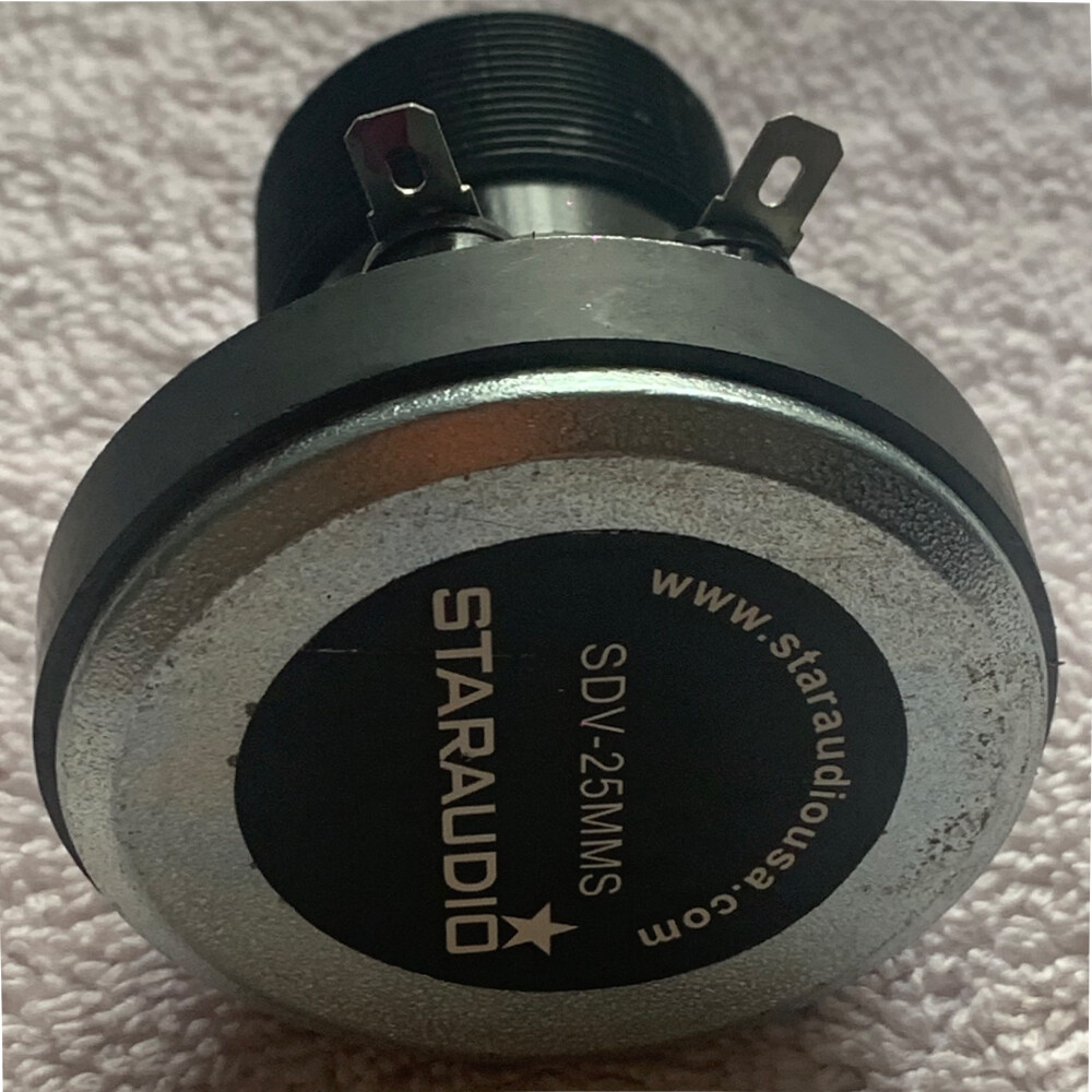 25mm Driver Horn Tweeter Titanium Compression Screw-on for Replacement Speaker