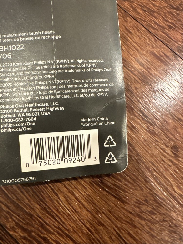 New Sealed - Philips One by Sonicare 2 Brush Heads