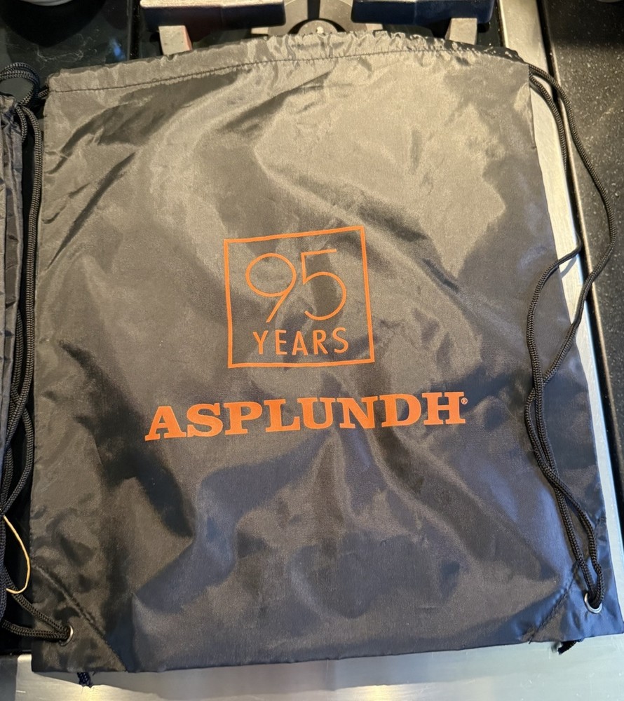 Asplundh 95 Years Drawstring Bag