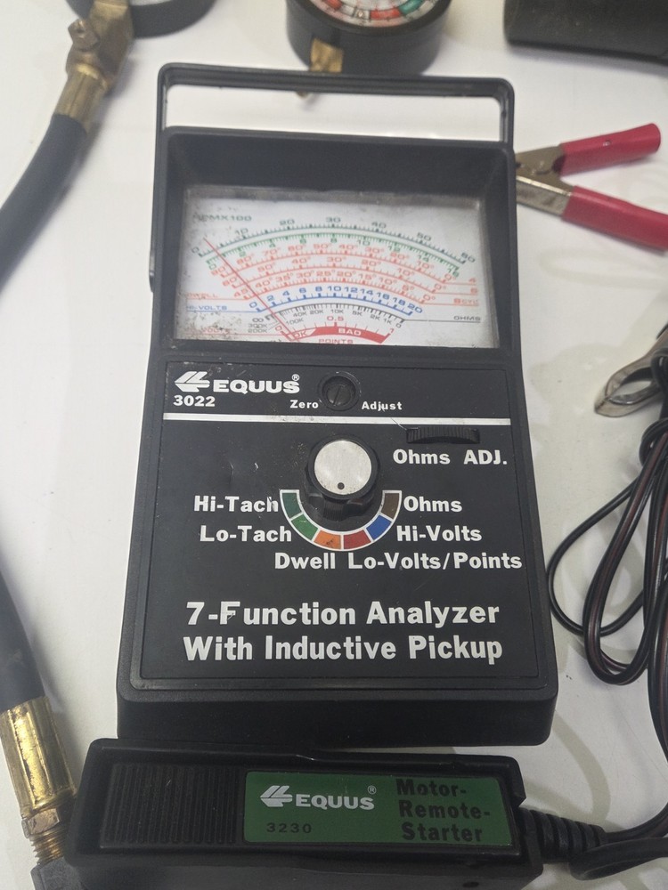 Equus 3552 Prof Tune-Up Set Engine Analyzer Timing Light with Case Tested