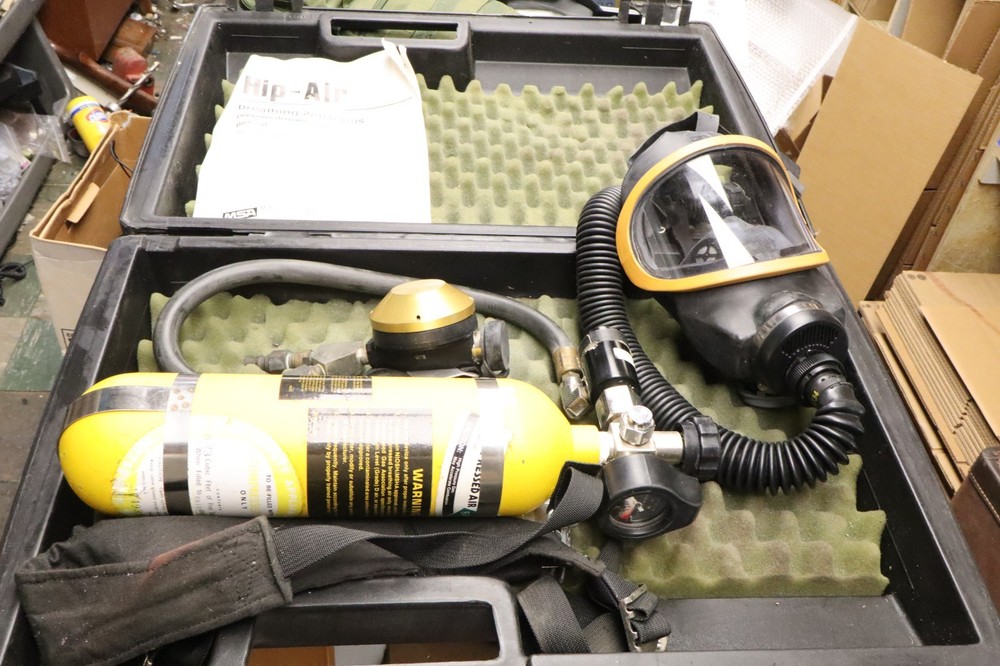 MSA Combination Breathing Apparatus hip air UNTESTED