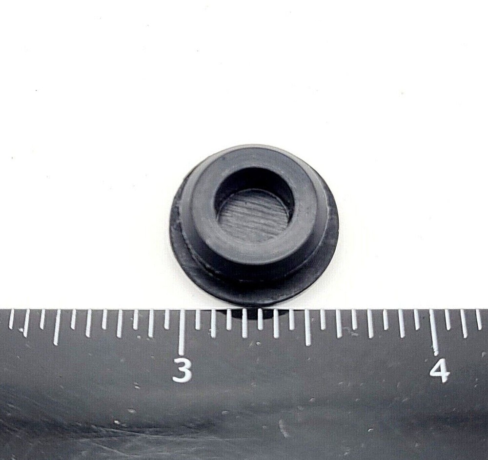10X 1/2" Solid Rubber Grommet Panel Plug for 1/8” Thick Wall 5/8" OD 10 Pack