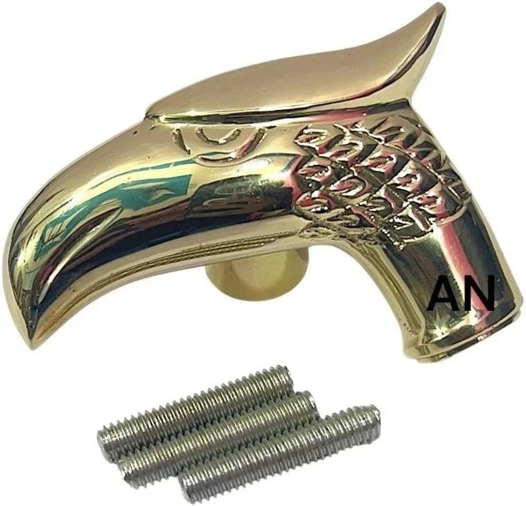 Nautical Brass Eagle Head Handle for Walking Stick