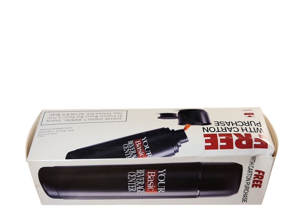 Basic Cigarette Thermos NEW Old Stock