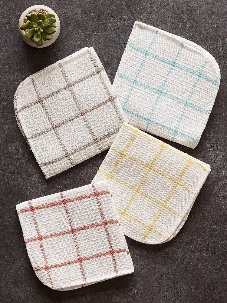 Scrubber Dishcloths, Cotton/Polyester, 6 Pack