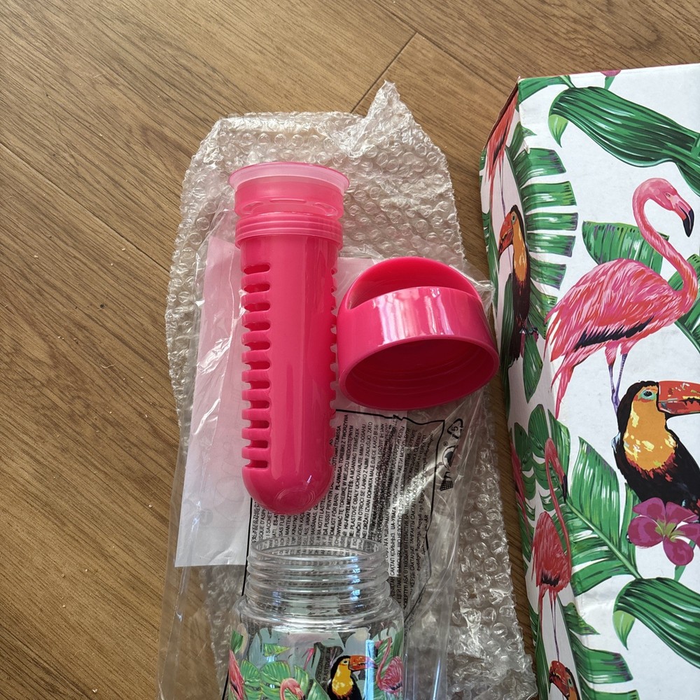Avon Tropical Infuser Water Bottle With Boxed New