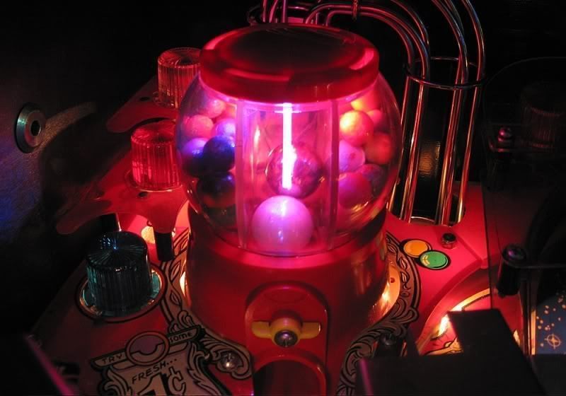 Twilight Zone Pinball Gumball light Mod