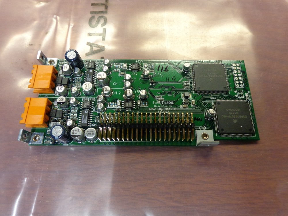 BIAMP Systems Beaverton AEC2 380-0546-0B Controller Card PCB