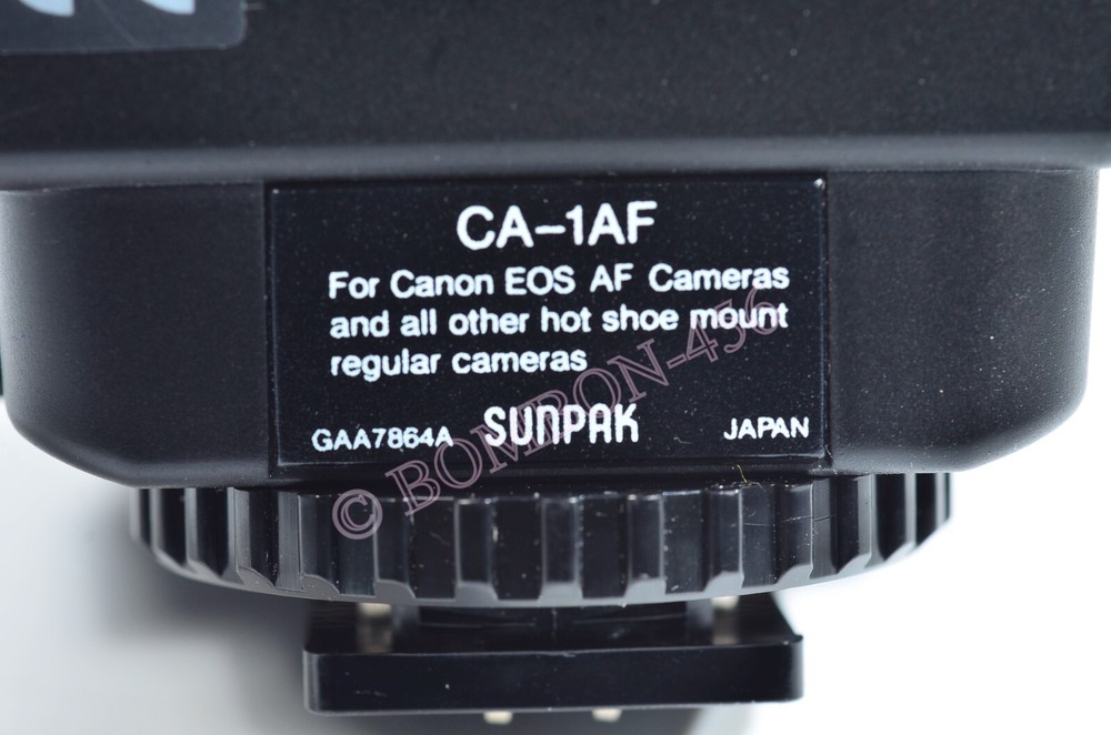 SUNPAK INTERFACE Module CA-1AF "NO PA-1 BATTERY HOLDER"-4 SOME EOS CAMS -TESTED.