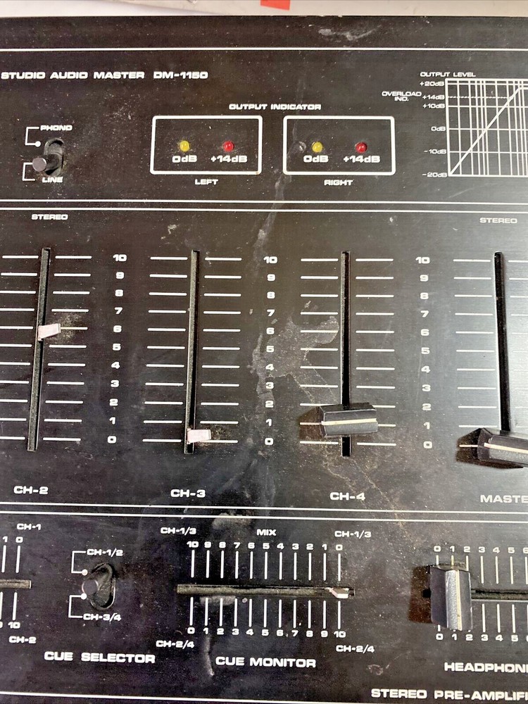 Numark studio audio master dm-1150