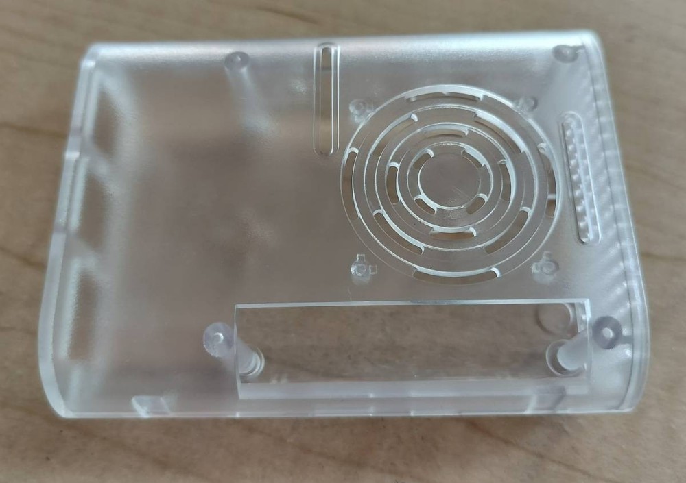New Raspberry Pi 4 Transparent Case with Fan and Hardware