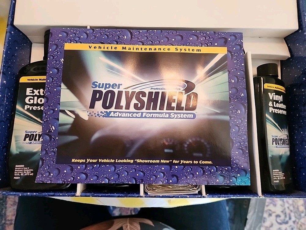 Super Polyshield Advanced Formula Car Detailing System Complete Kit New In Box