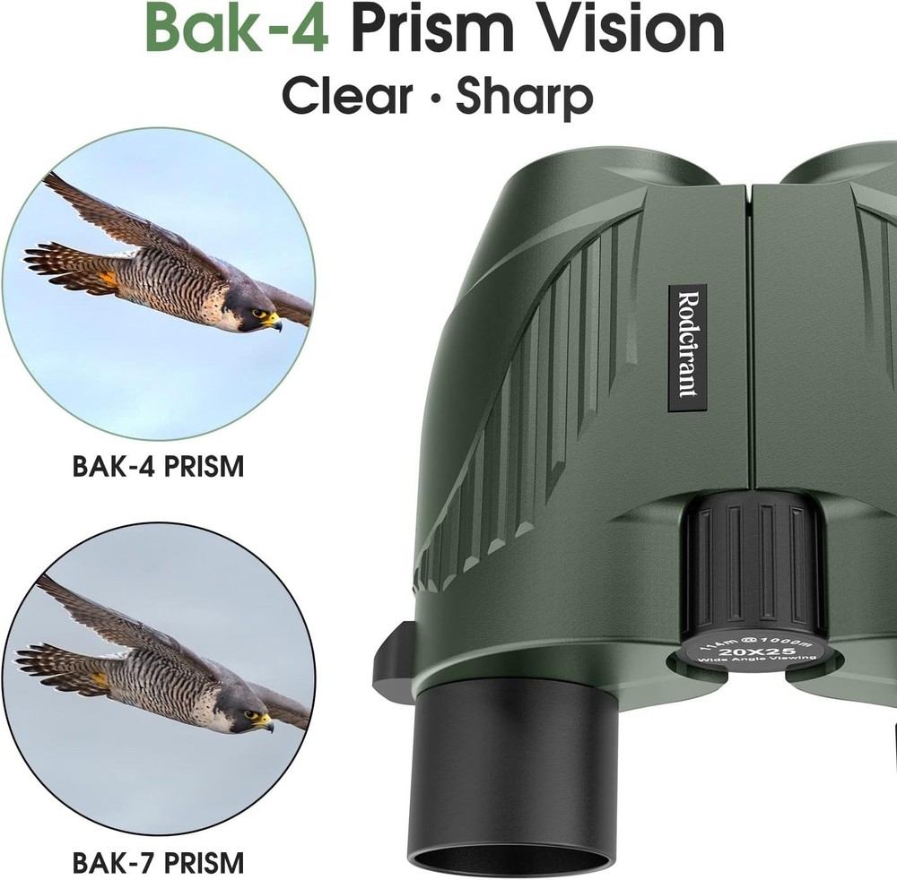 20x50 HD Binoculars for Adults, Professional High Powered Compact Binoculars wit