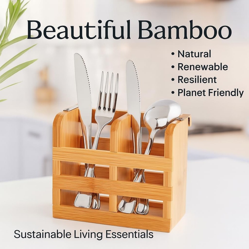 Dish Rack Caddy for Folding Dish Drying Rack Natural Bamboo Kitchen Organizer