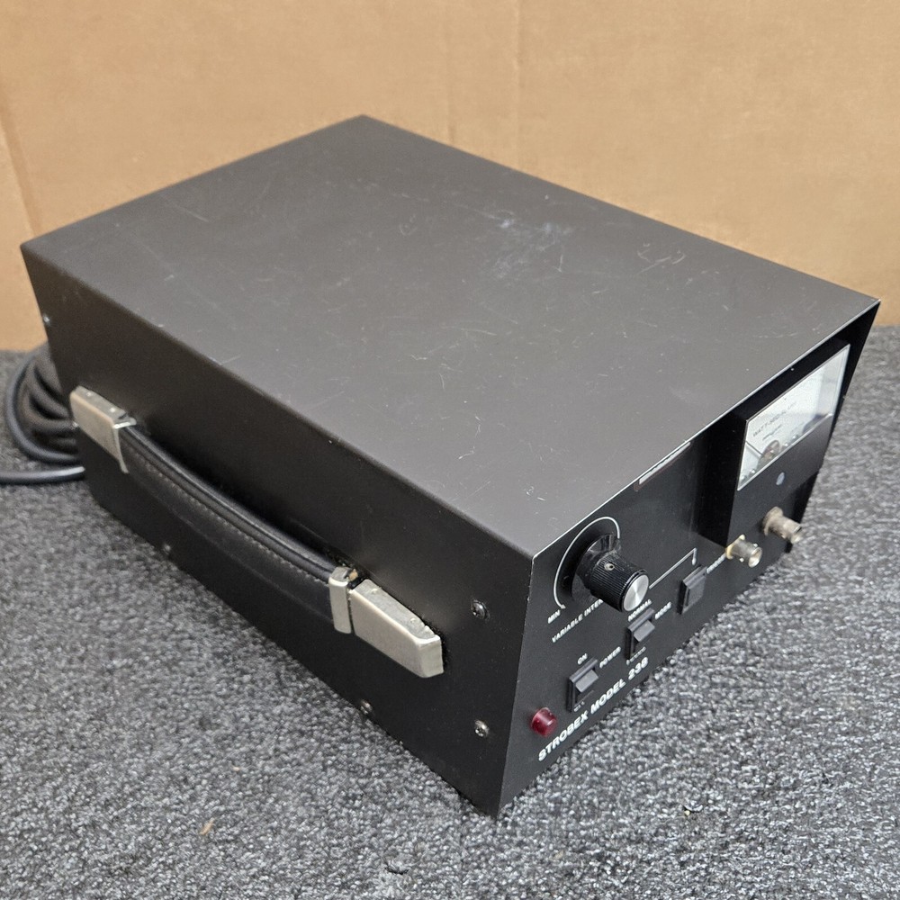 Chadwick Helmuth Strobex Model 278 Xenon Arc Strobe/Flash Lamp & 238 Controller