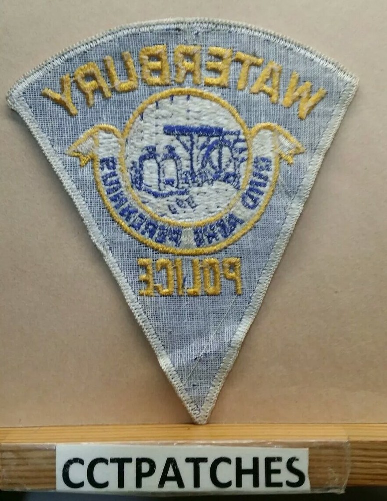 WATERBURY, CONNECTICUT POLICE SHOULDER PATCH