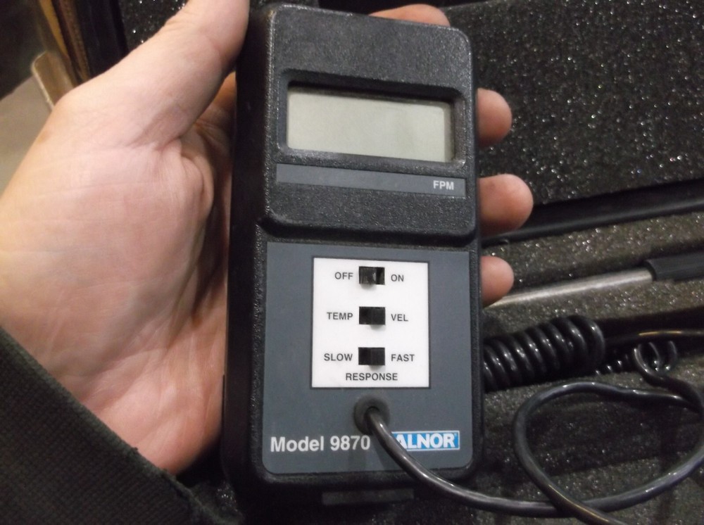 ALNOR 9870 AIR VELOCITY METER (RR4)