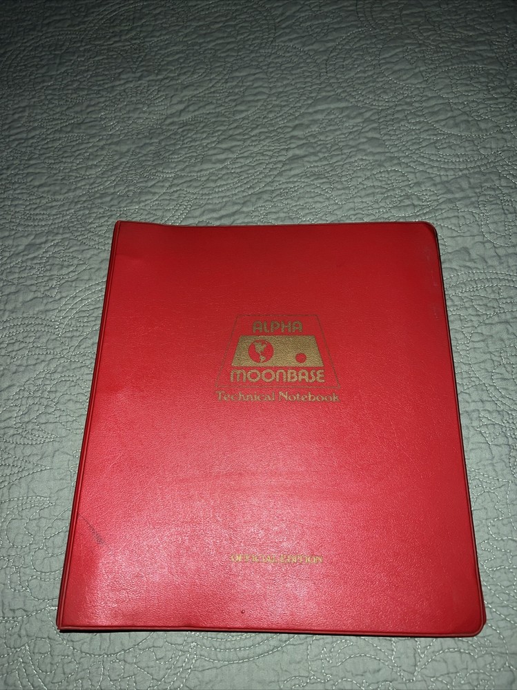 Moonbase Alpha Technical Notebook Official Edition 1999