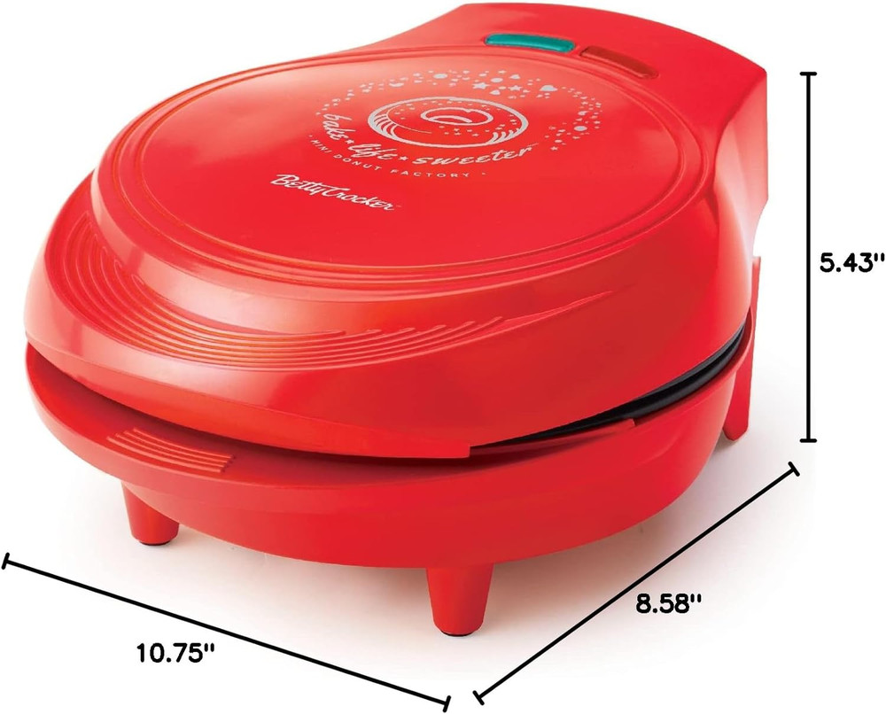 Donut Maker, Mini Donut Maker with Nonstick Surface, Mini Donut Maker Machine wi