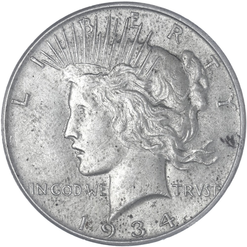 1934 (P) Peace Dollar Extra Fine See Pics K073