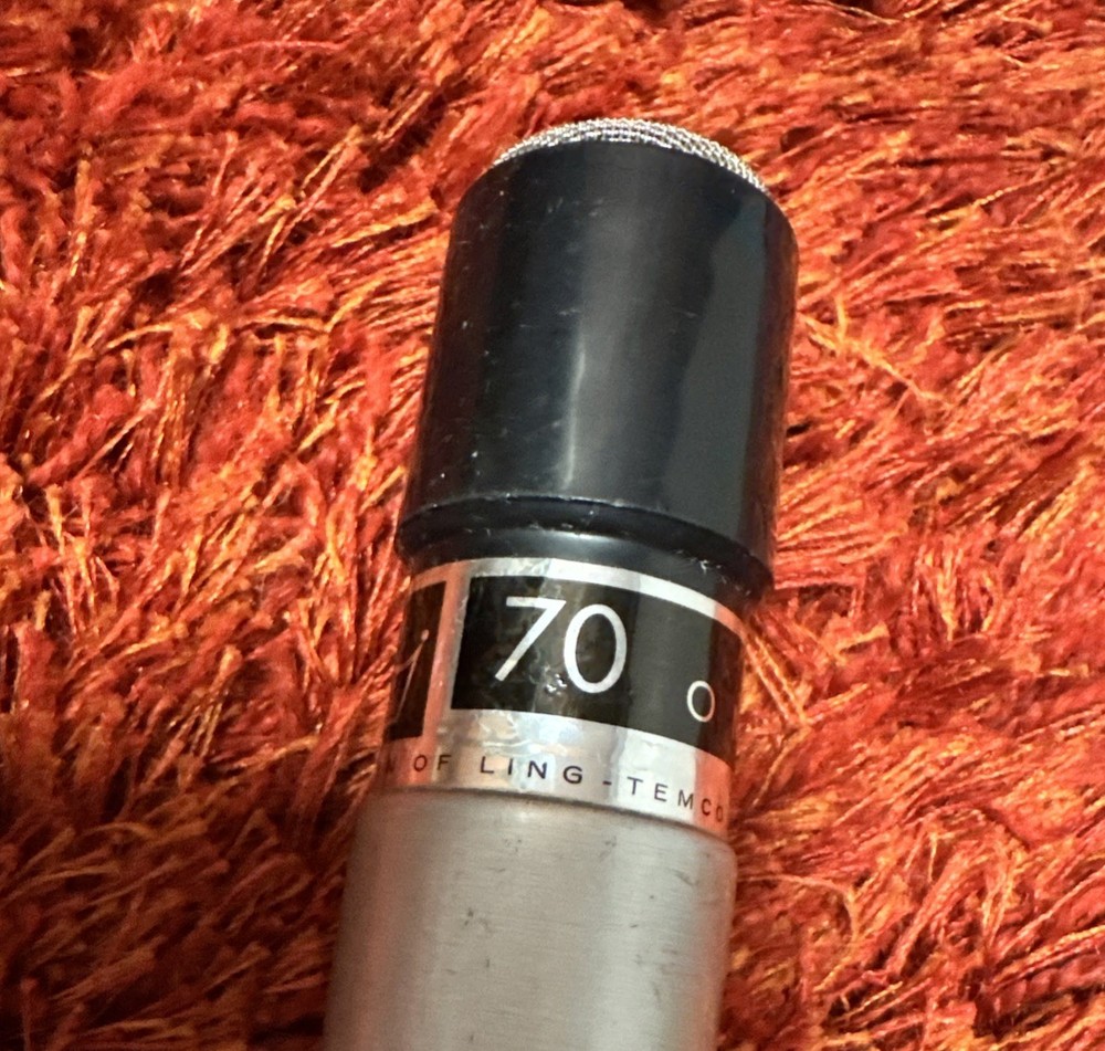 Vintage 1960's University Model 70 OMNI Dynamic Microphone Silver