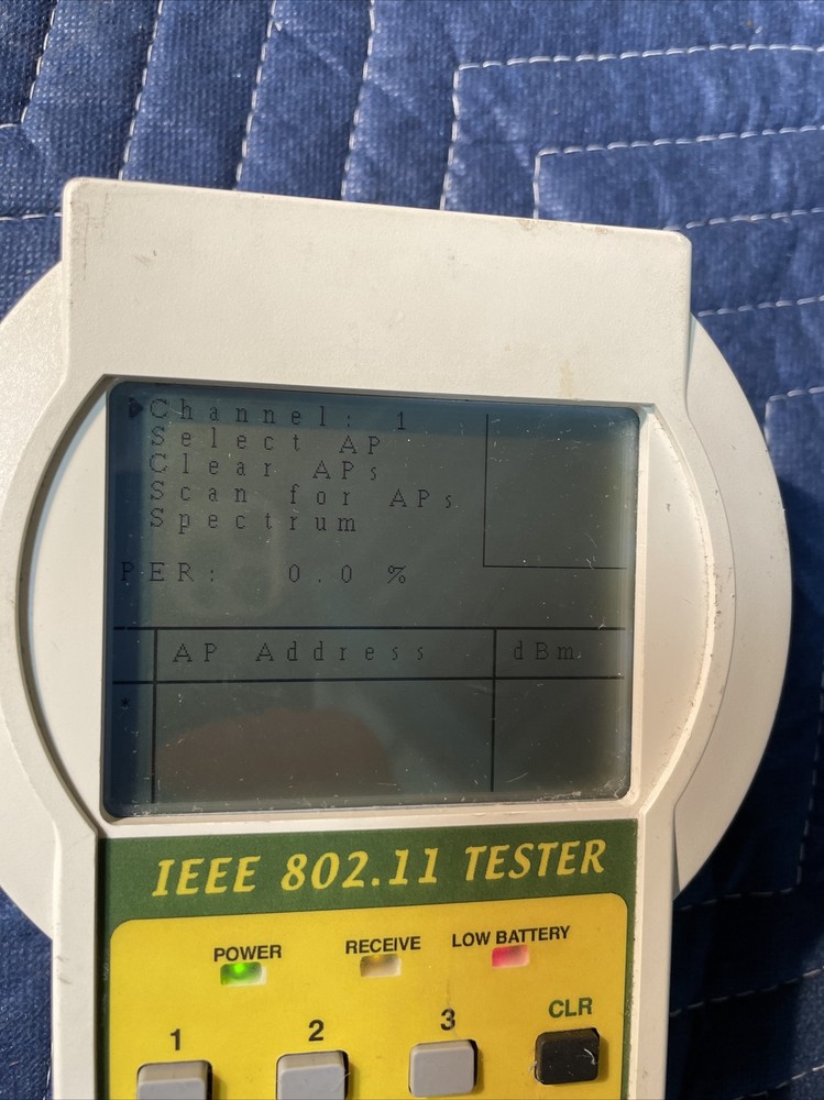 BERKELEY VARITRONICS SYSTEMS GRASSHOPPER IEEE 802.11 TESTER ONLY #23