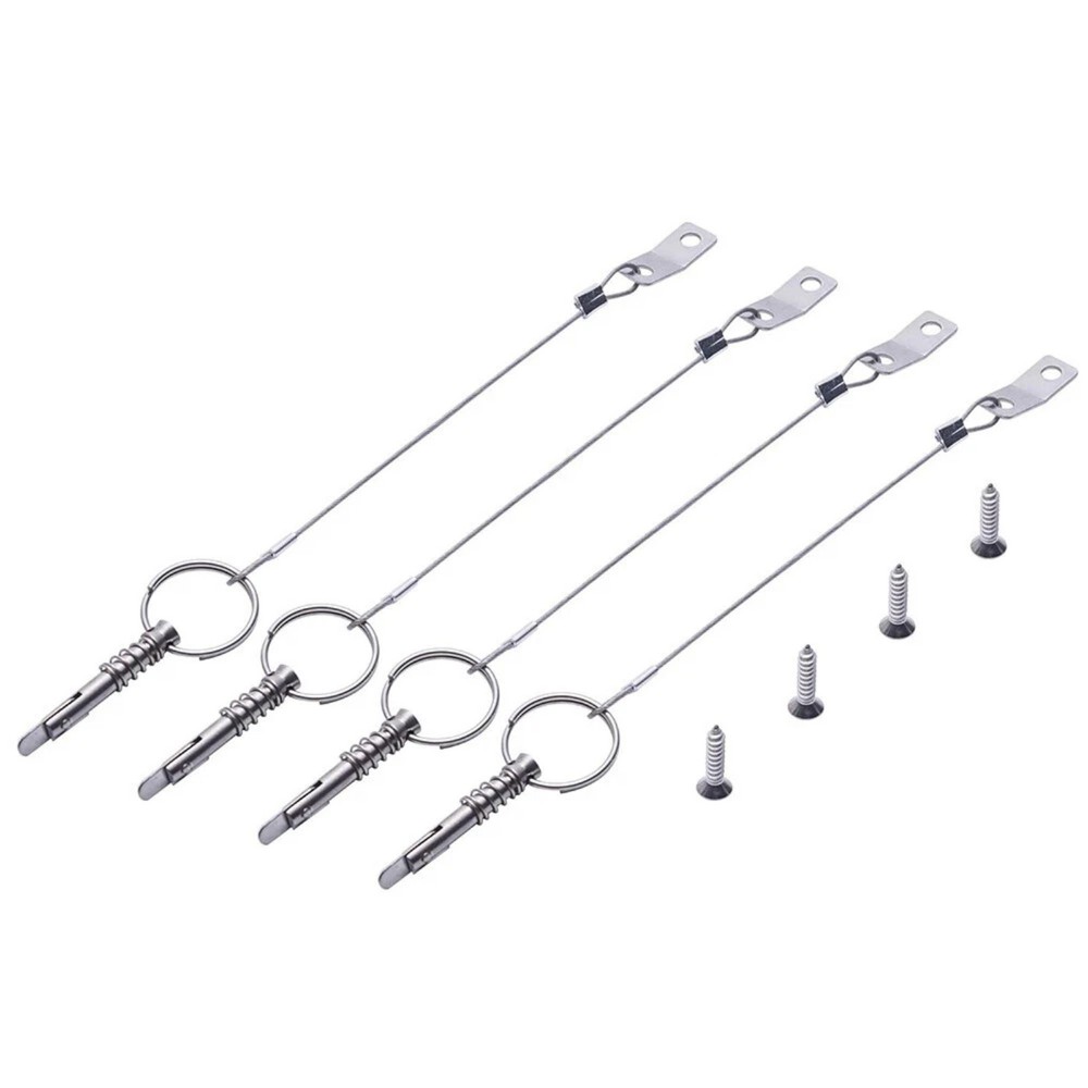 Boat Quick Release Pin Kit 4PCS Stainless Steel Spring Loaded Bimini Hardware