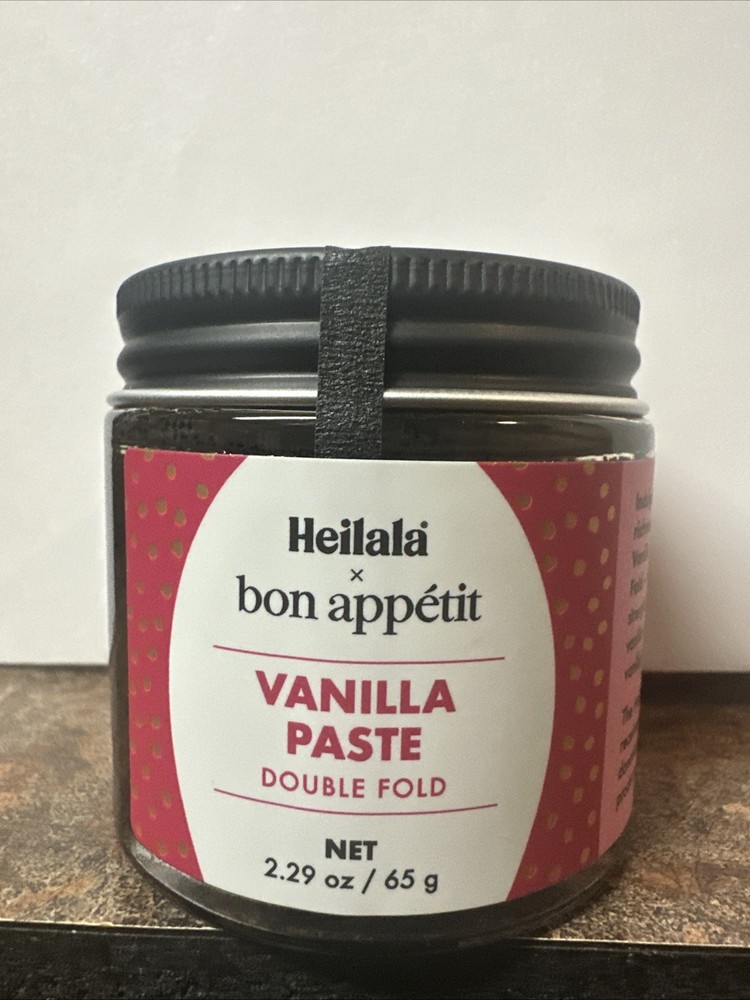 Heilala Bob Appetit Vanilla Paste Double Fold 2.29oz/65grams Exp. date 09/30/27