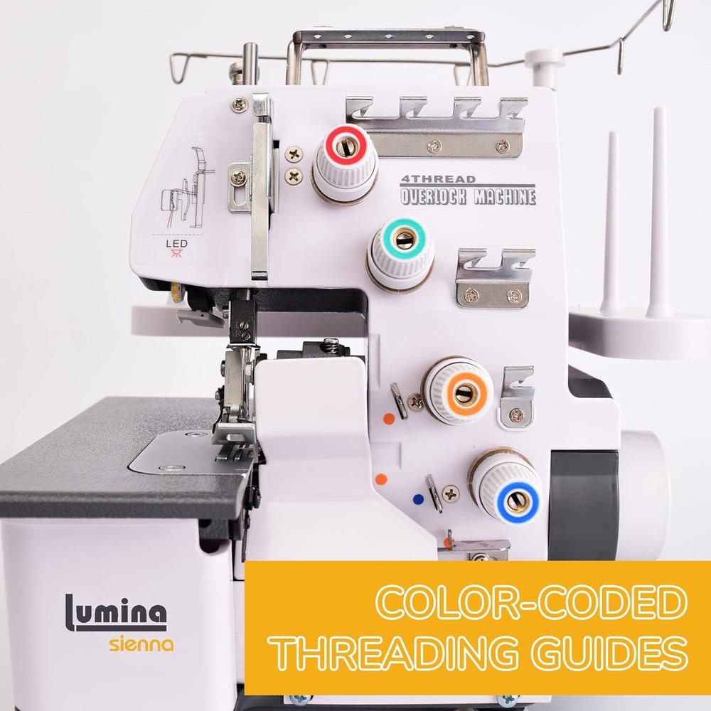 Serger Sewing Machine - Industrial Grade Sergers & Overlock Machines with Durabl