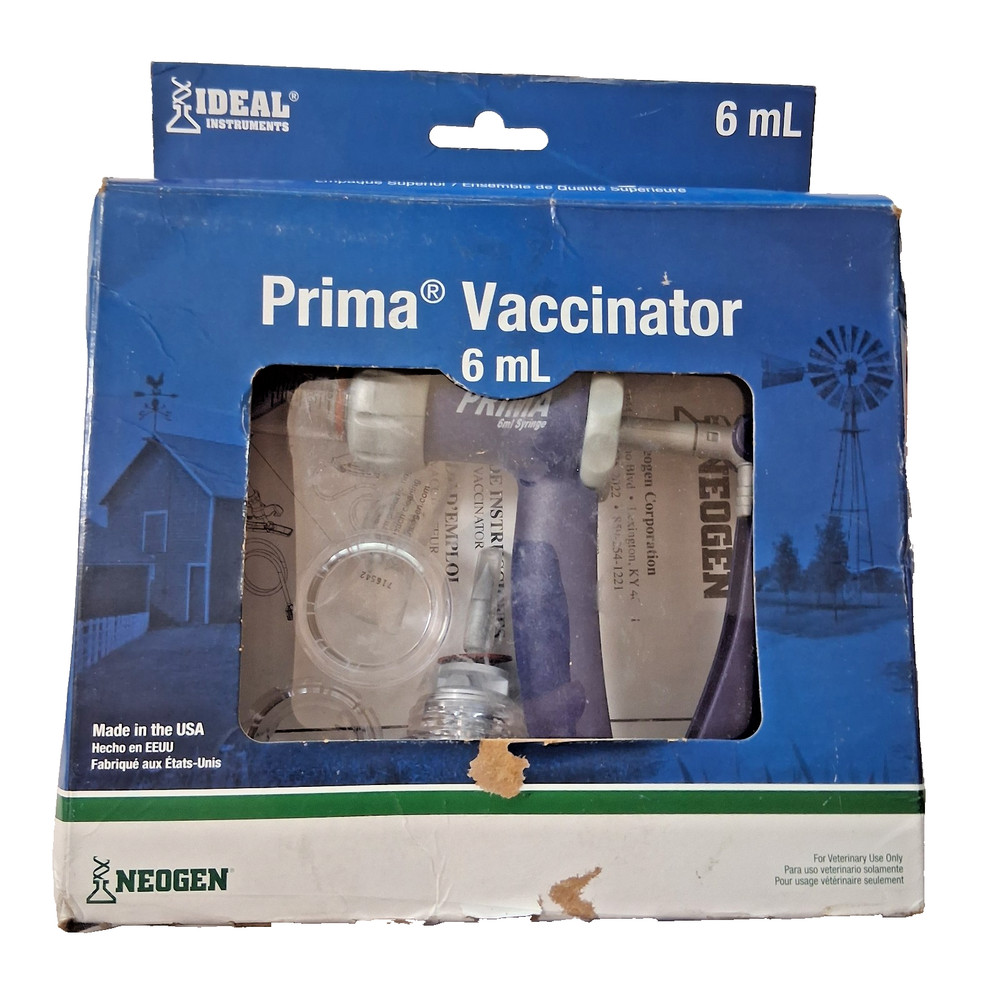 Prima-Tech 206008 Prima Premium Vaccinator, Blue
