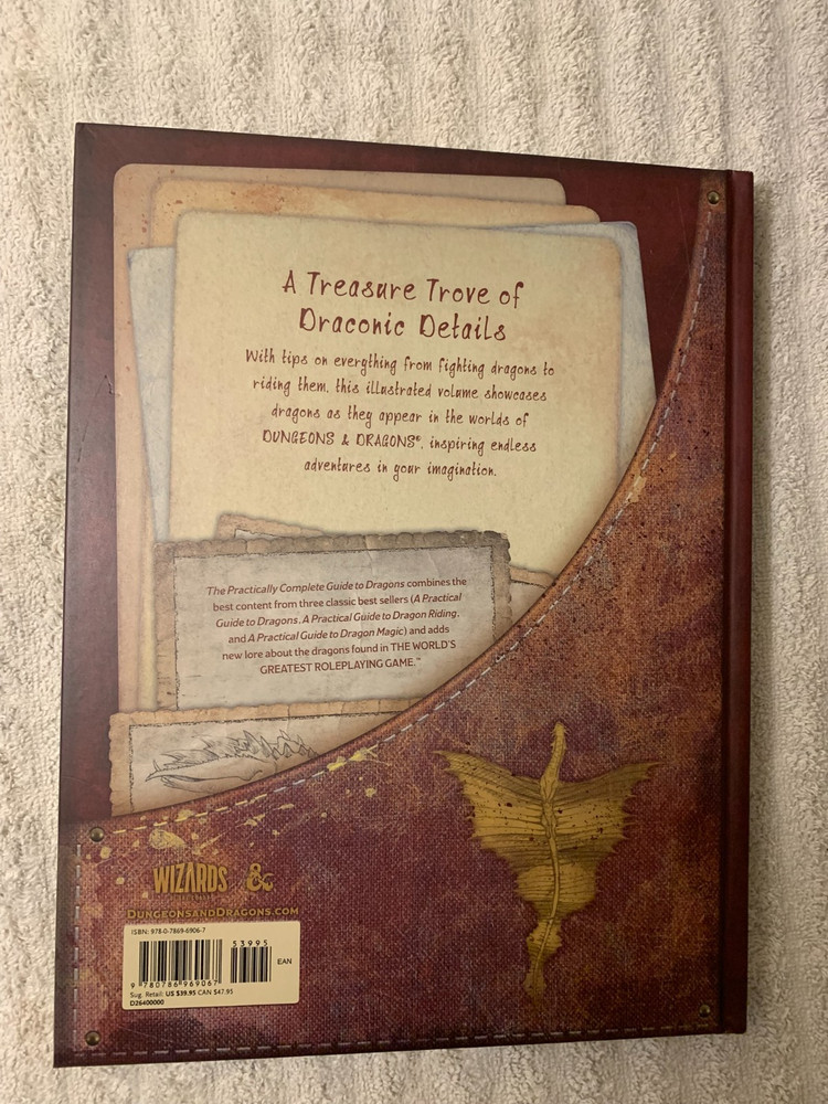 Dungeons and Dragons 5e The Practically Complete Guide to Dragons - Hardcover