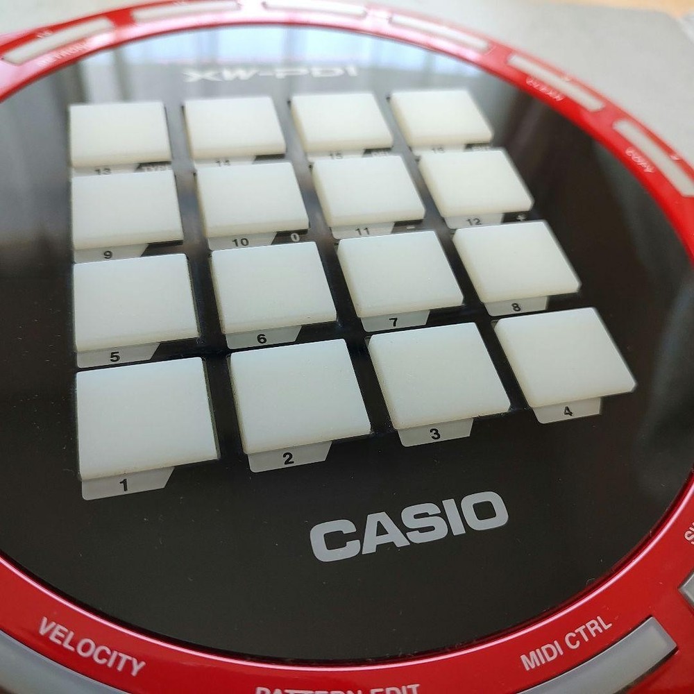 Casio XW-PD1 Trackformer Groove Center Sampler Sequencer DJ Controller Good