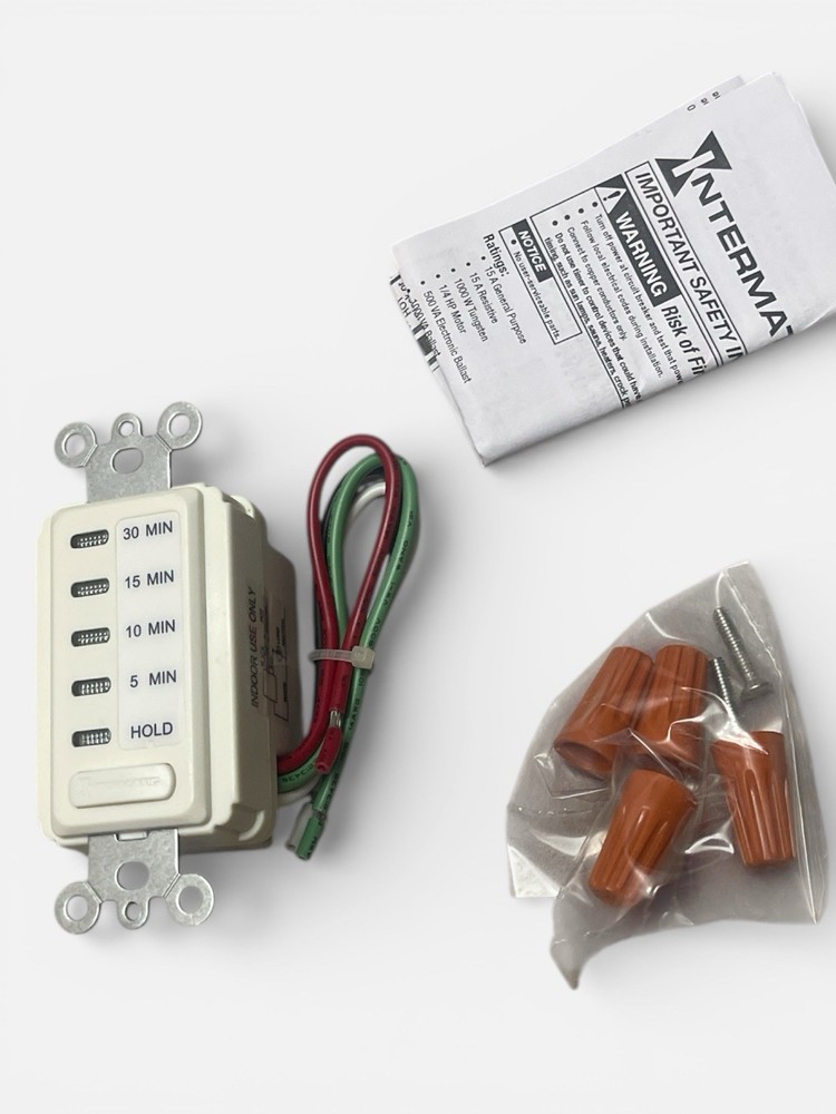 Intermatic EC200WK Electronic Countdown Timer with Preset Times - White (U)