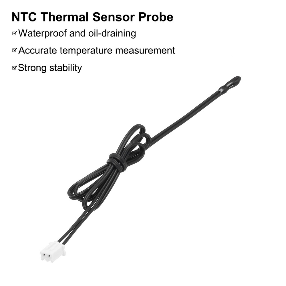 1 Pcs 15K NTC Thermal Sensor Probe,Epoxy Temp Sensor Probe 15.7 Inch