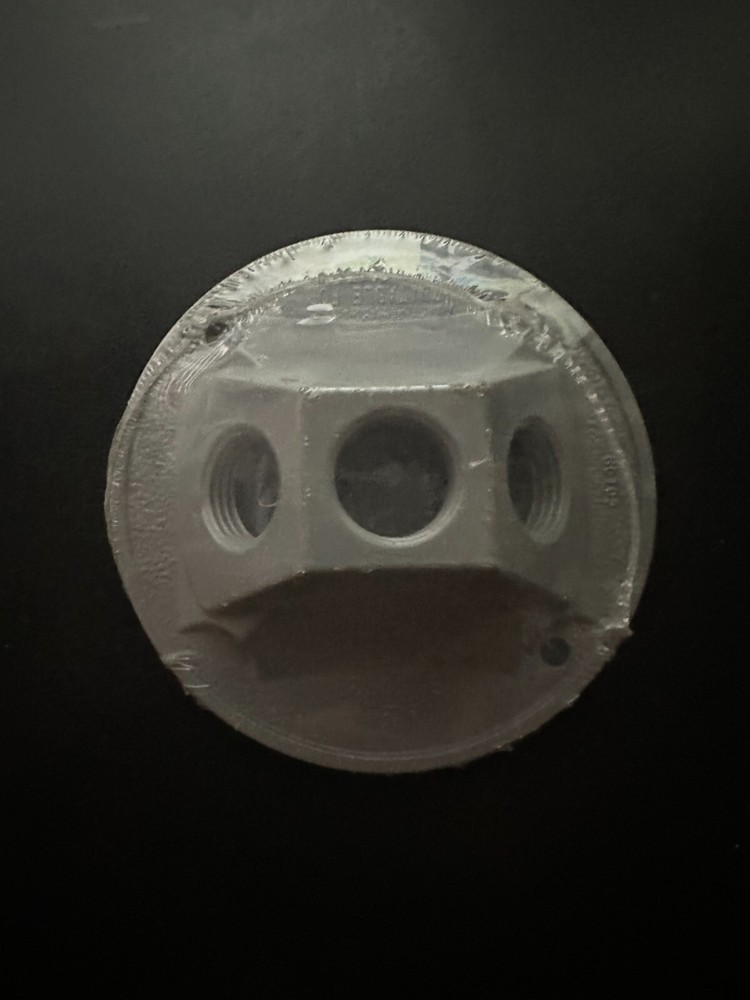 RED DOT DSS-3 LAMPHOLDER PLATE 3 HOLE GREY