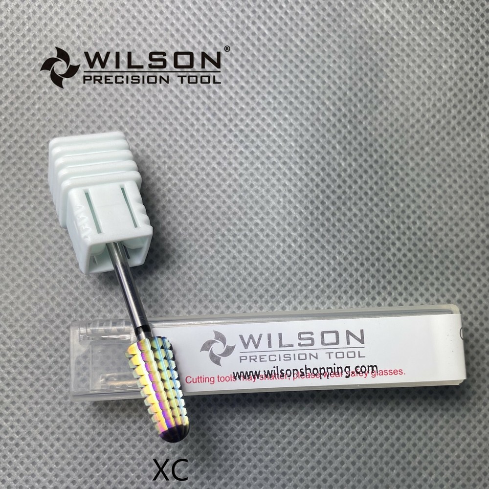 Volcano Bits -Rainbow coating WILSON Carbide Nail Drill Bit US SELLER