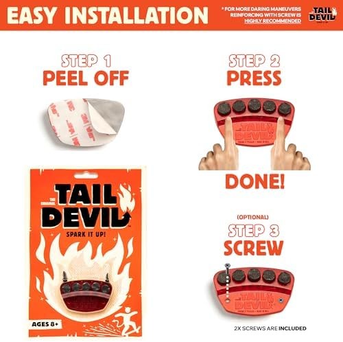 Skateboard Spark Plate Tail Devil Attachment