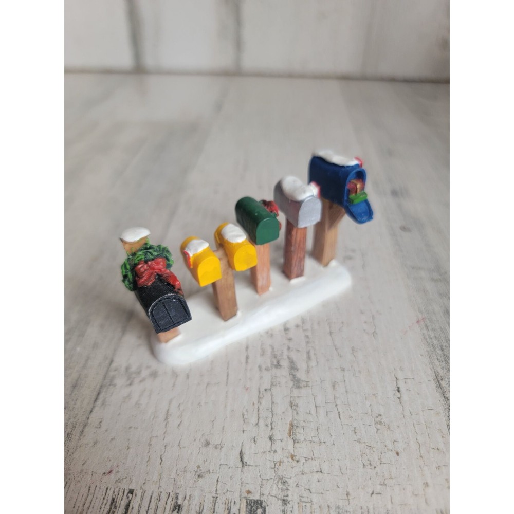 Lemax Country Road mailboxes Village accessory xmas