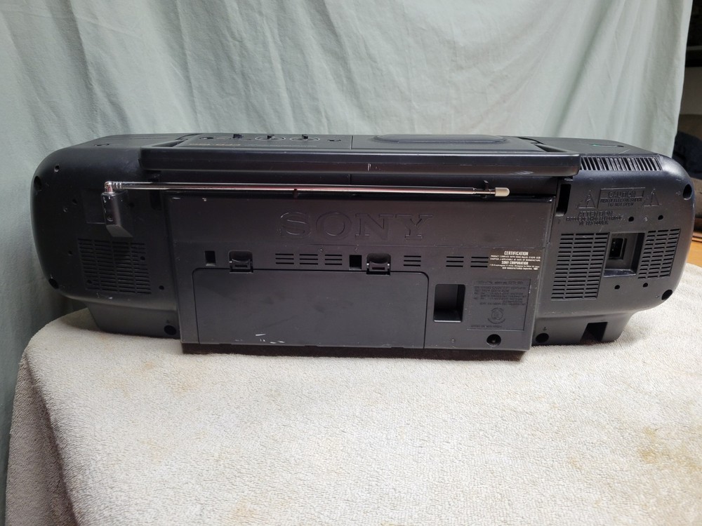 Vintage Sony CFD-120 Multi Function CD Radio Cassette Corder 1990s Boombox READ