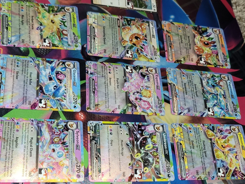 Pokémon TCG - Eevee & Eeveelutions Play Stamped Full Set x10