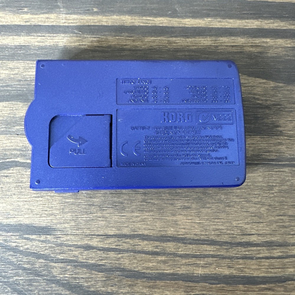 Korg Metronome MA-30 Blue Tested & Working