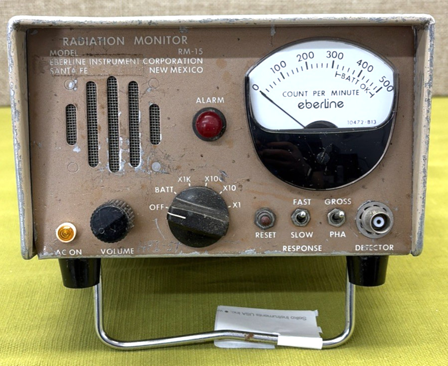 Eberline RM-15 Benchtop Meter