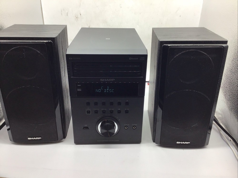 Sharp XL-BH250 Bluetooth 5-Disc Micro Stereo System W/Speakers Tested Read