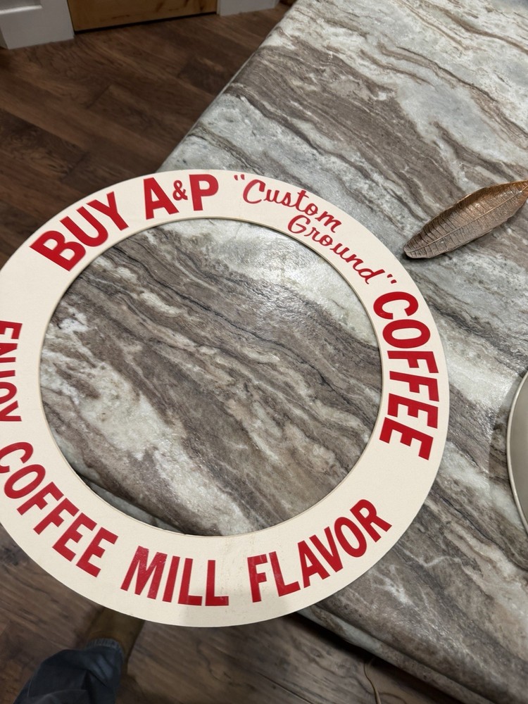 Vintage A&P Coffee Clock