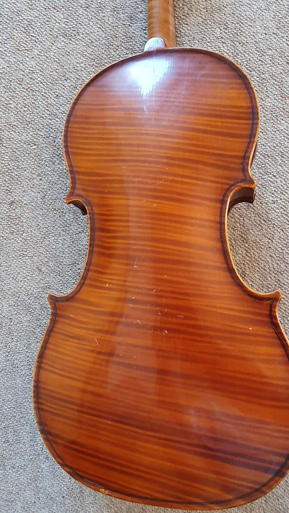 Nice old 4/4 Violin violon , 1 part back