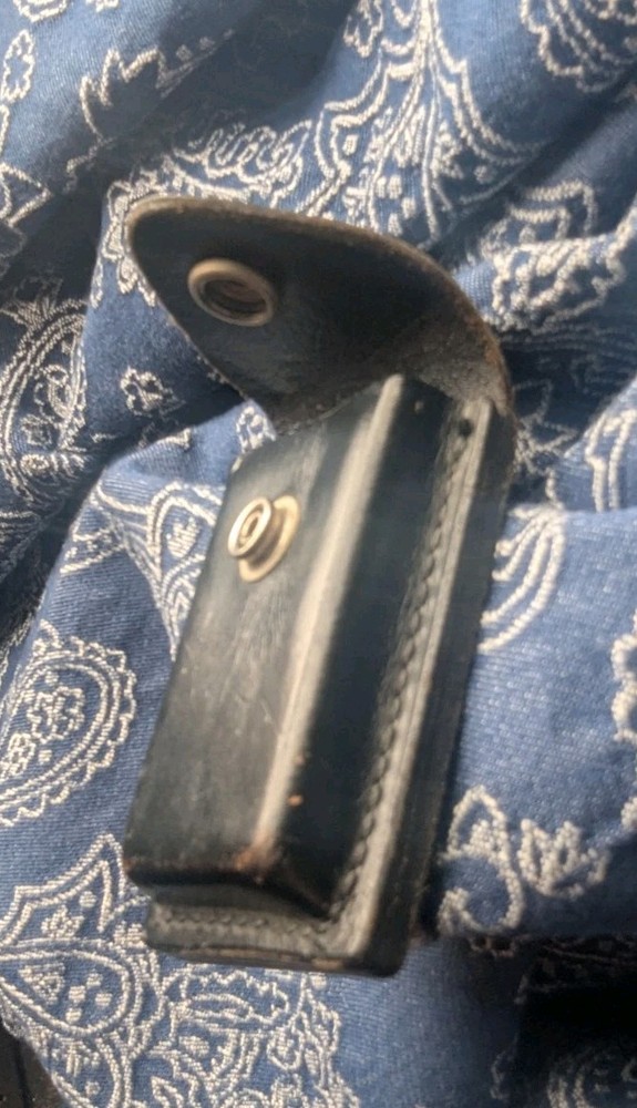 Vintage Smith & Wesson Belt Pouch Black Leather B68