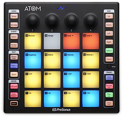 PreSonus ATOM Production and Performance MIDI Pad Controller
