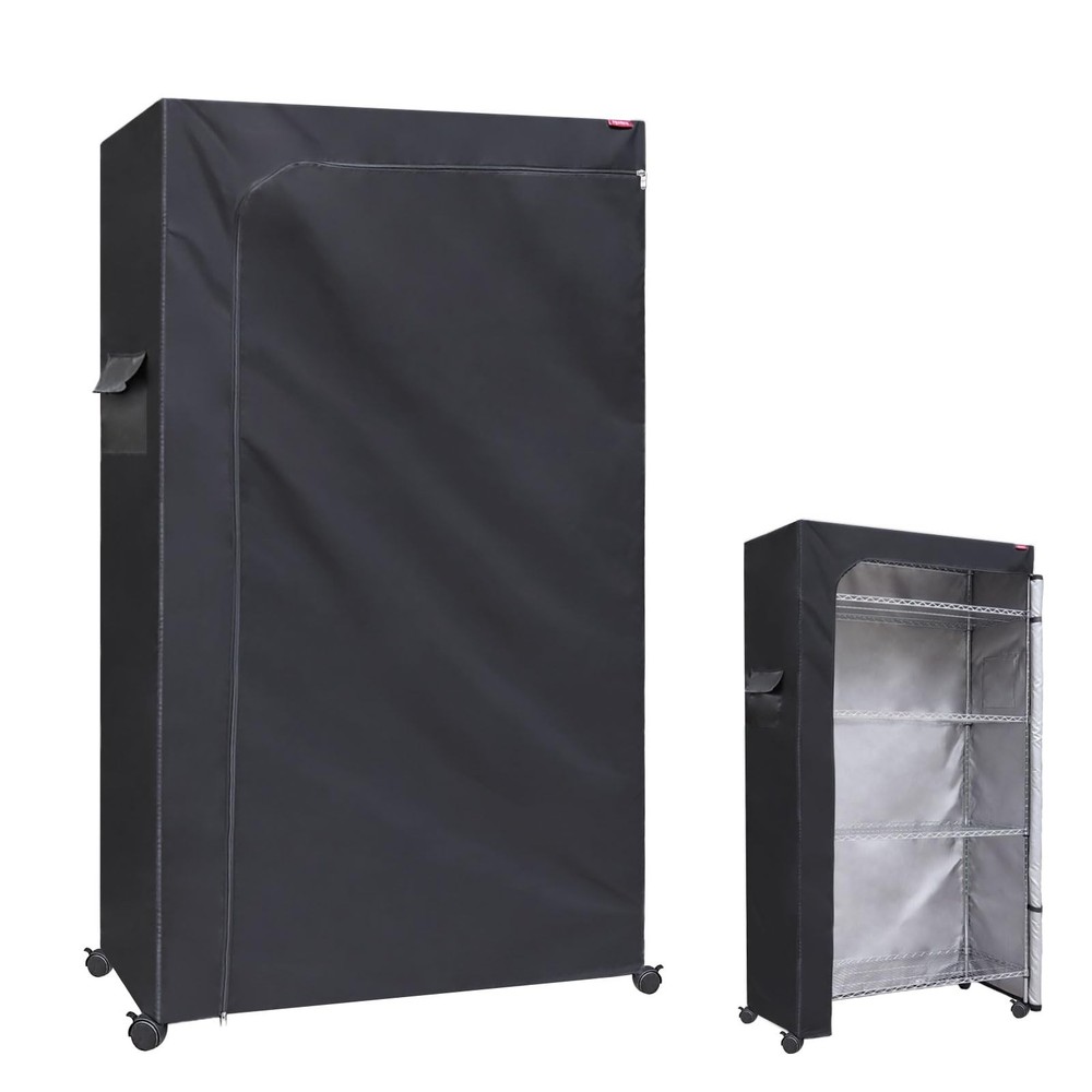 Storage Shelf Cover for Wire Rack – Heavy Duty Plastic Rack Protective Cover,...