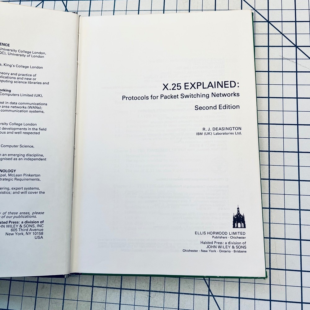 IBM X.25 Explained Protocols Packet Switching Networks 1986 Deasington Computing