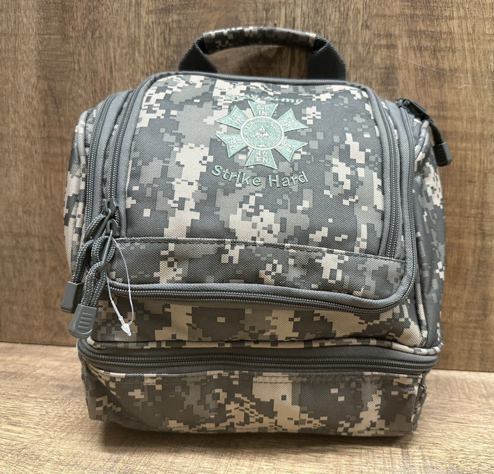 Stay Army, Strike Hard mlitary bag, digital camo